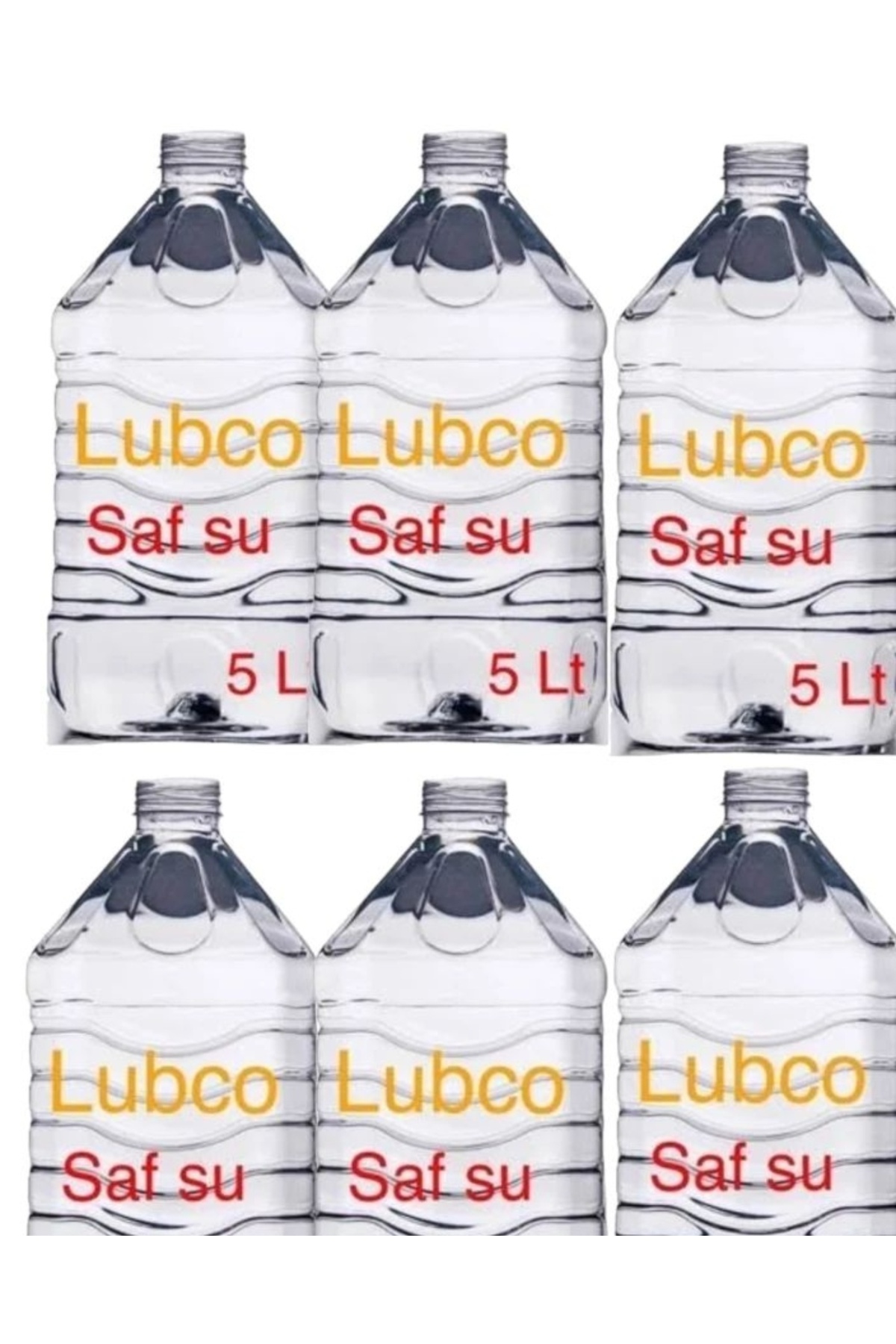 LUBCO Premium Saf Su 0 Pm -ütü Akü- Forklift-radyatör -robot- Gümüşsuyuna Uygun 5 L X 6= 30 Litre