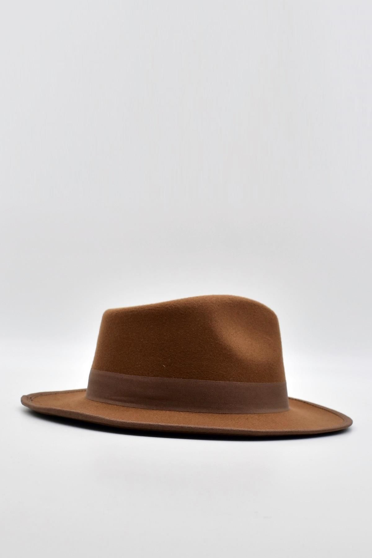 Mens vintage trilby hat top
