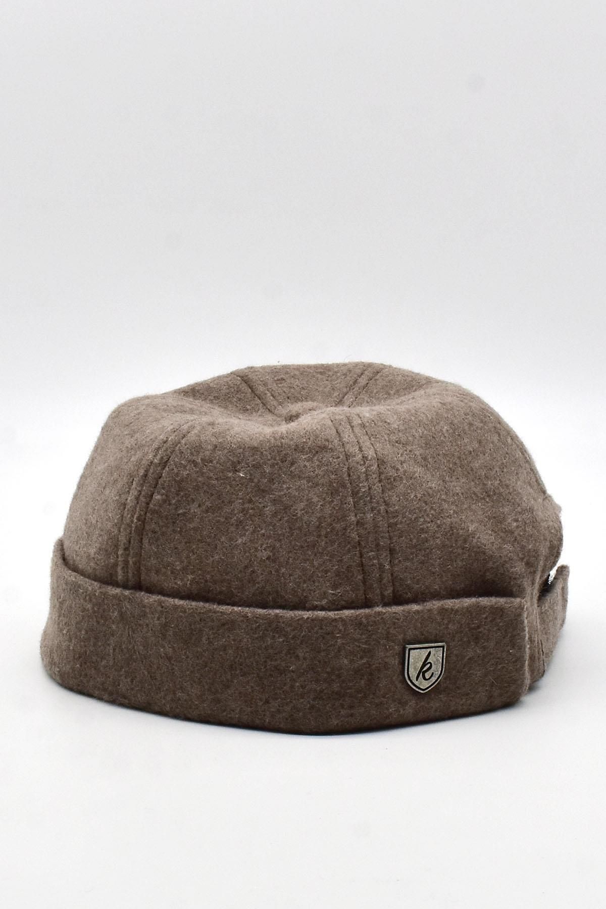 K lah Men s Street Style Wool Brimless Hat Docker Cap Trendyol
