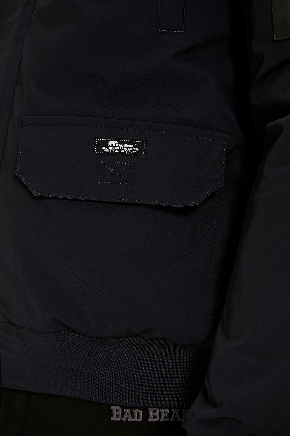 کاپشن مردانه مشکی بد بیر | 23.02.13.009-C01 اورجینال - تصویر 4