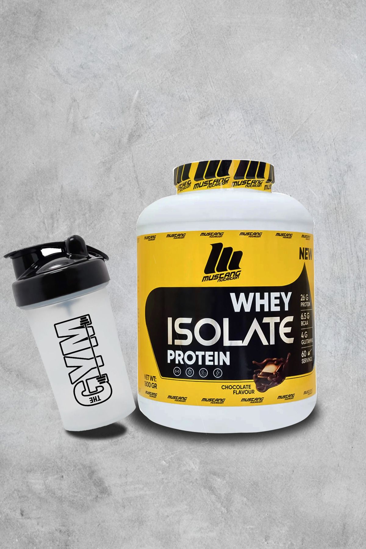 Mustang Nutrition Whey İsolate Protein 1800 Gr Çikolata Aroma