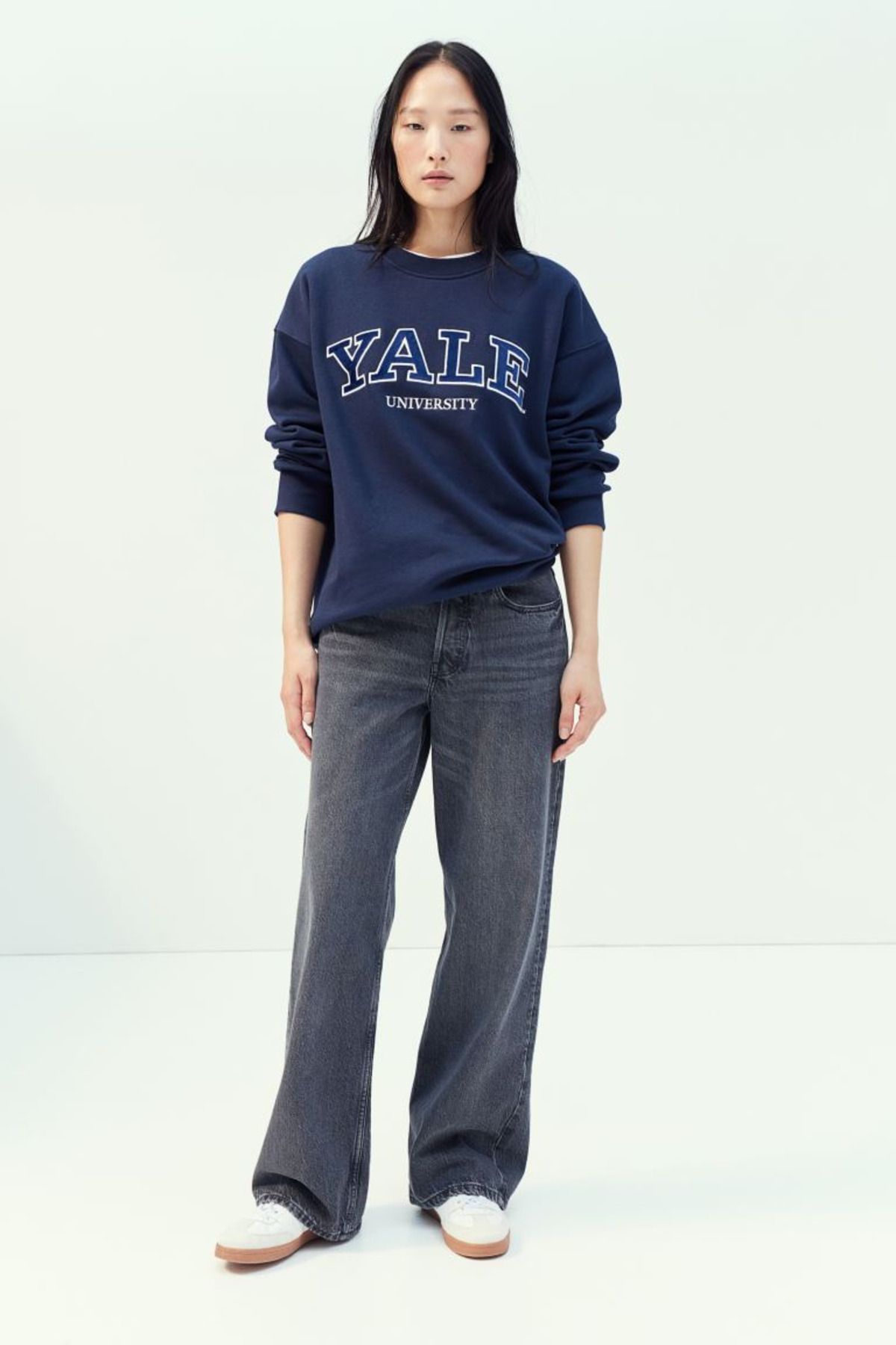 Dark blue 2025 sweatshirt by h&m