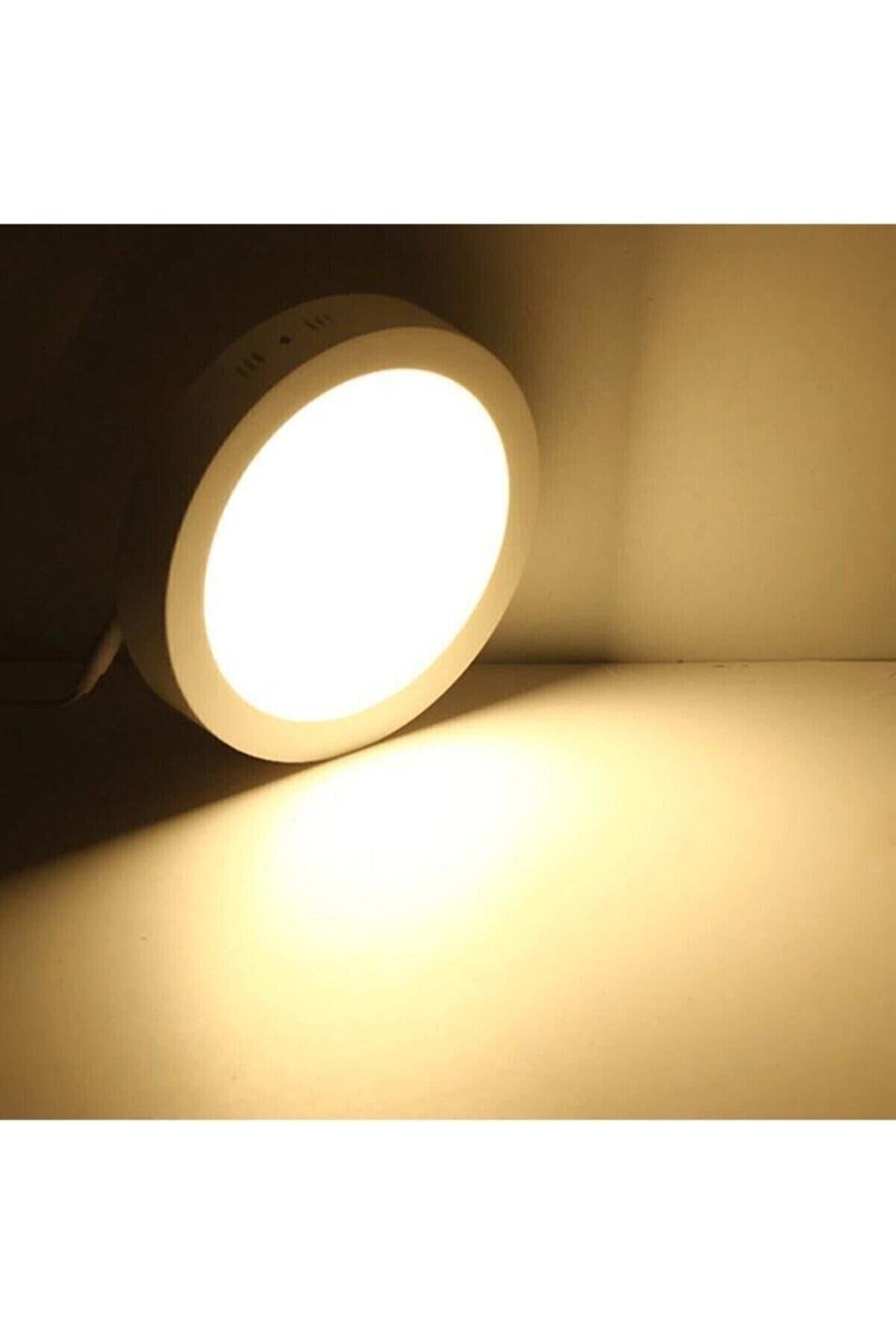 18w Yuvarlak Model Sıva Üstü Led Panel-günışığı