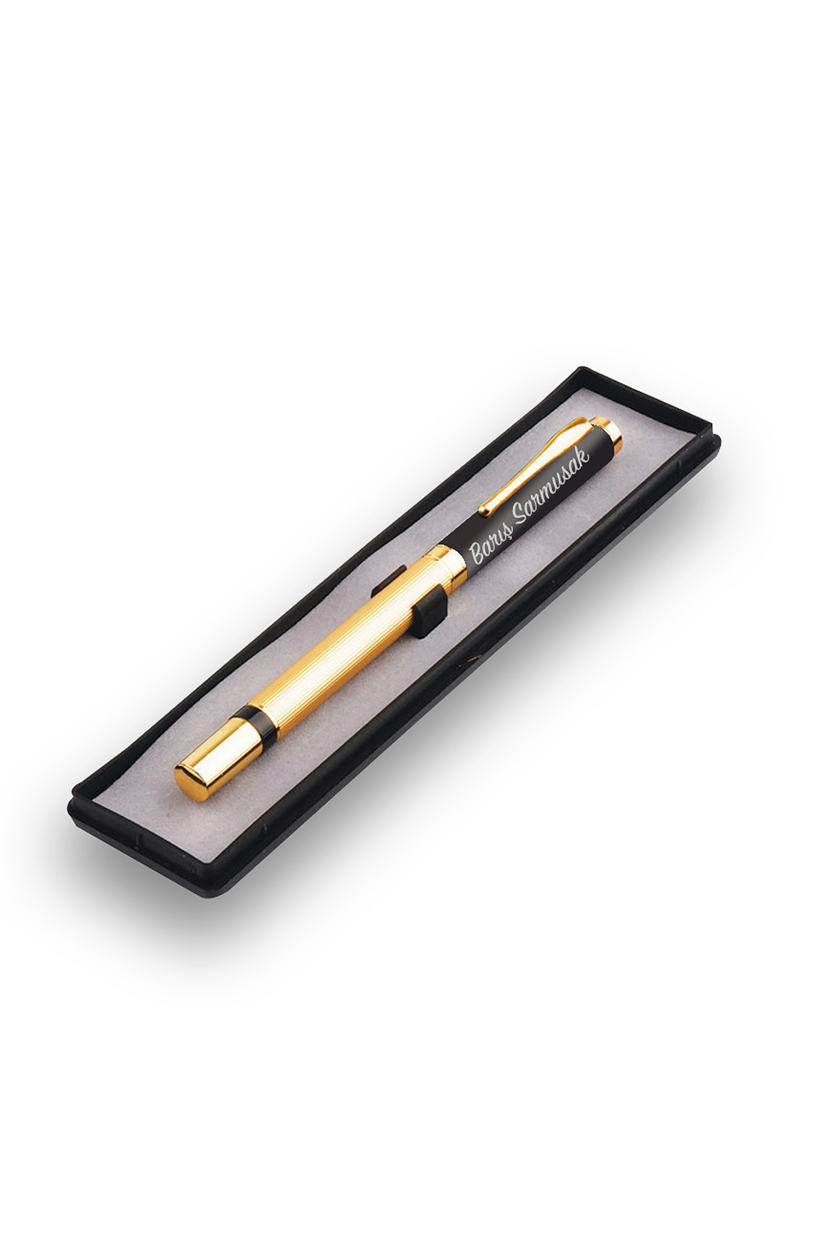 Meyart Isme Özel Roller Tükenmez Kalem Gold Detaylı Özel Kutulu/tüm Özel Günler Için