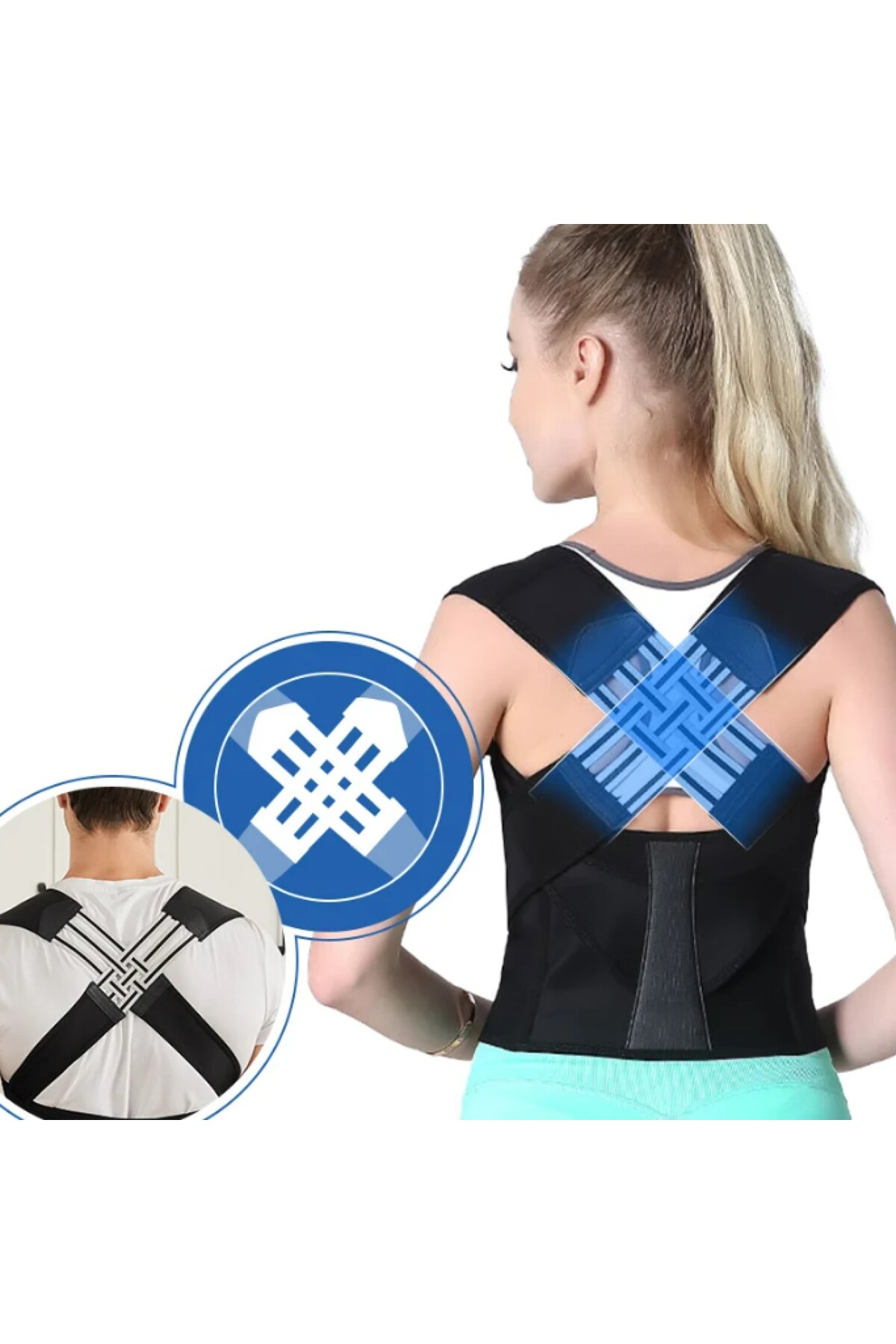 Next Craft Dik Duruş Korsesi Unısex Bel ve Sırt Desteği Sağlayan Yeni Nesil Kamburluk Önleyici Korse