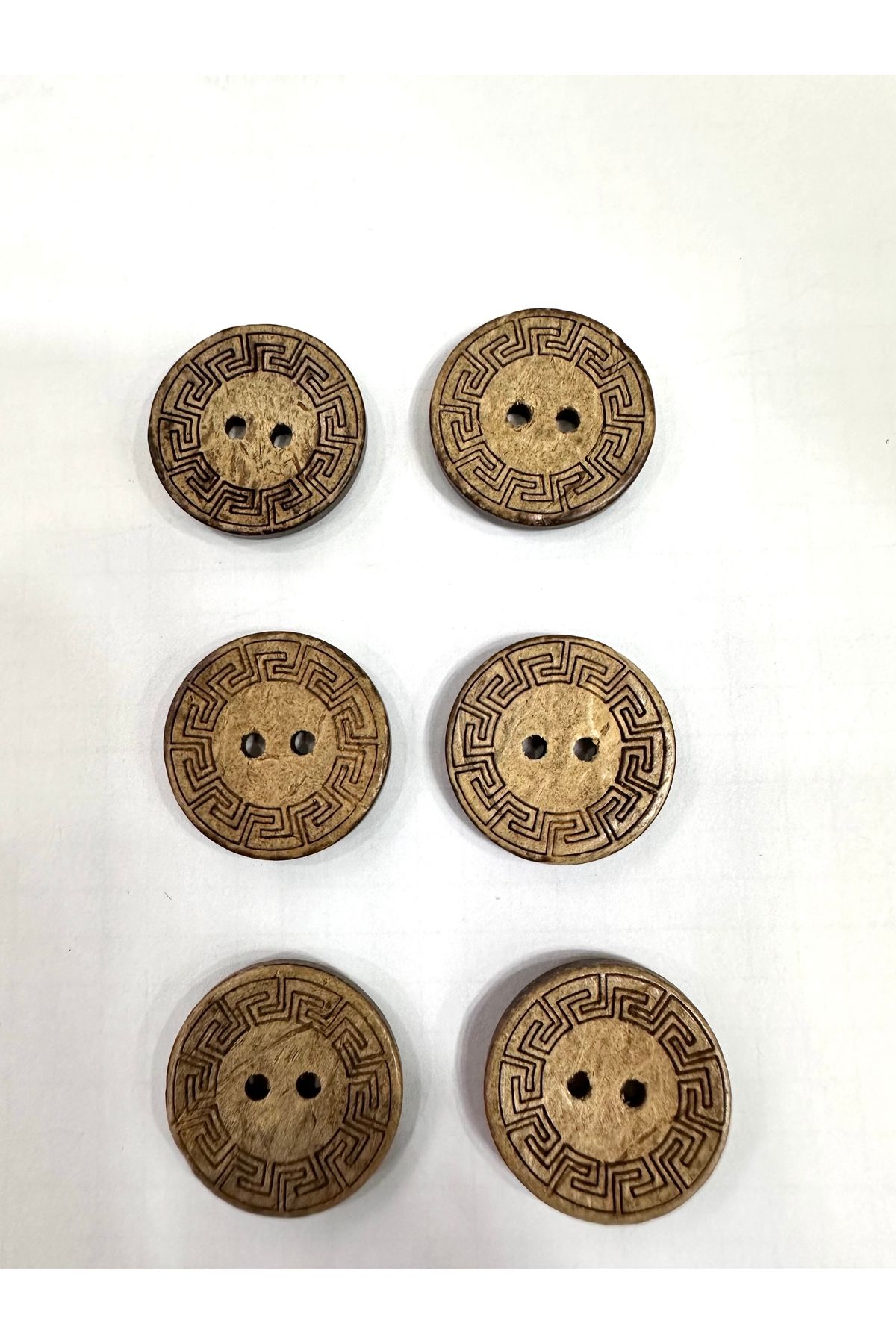 ODDA TASARIM ATÖLYESİ-Real coconat top work 2cm button set 2