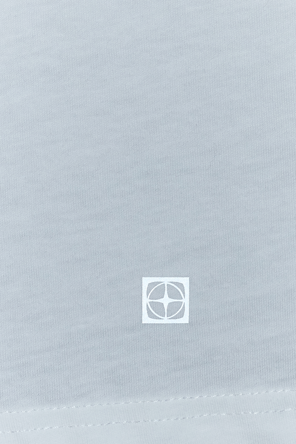 Trendyolmilla  Beyaz 2 Katmanlı Reflektör Baskılı Crop Örme Spor T-Shirt THMSS24TS00001 - Görsel 4