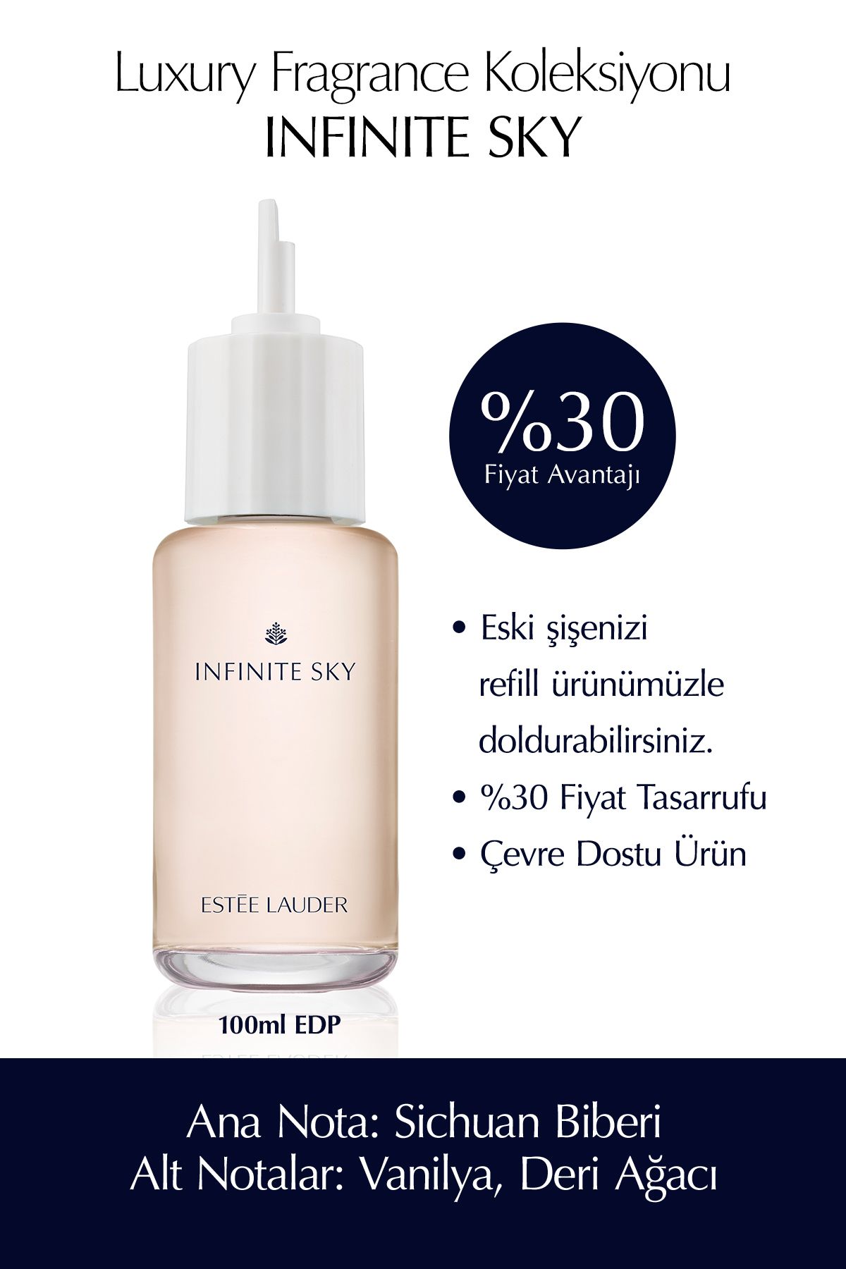 Refill Perfume - Infinite Sky Edp 100ml عطر زنانه - مجموعه عطرهای لوکس Estee Lauder