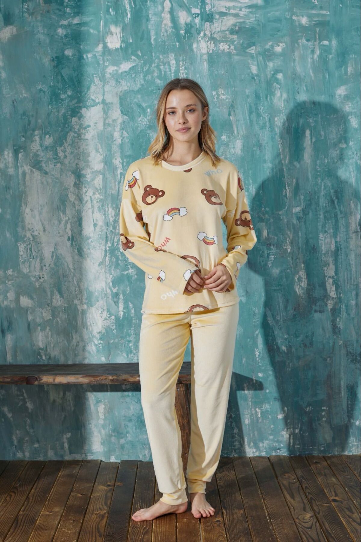 Womens teddy bear hotsell pyjamas