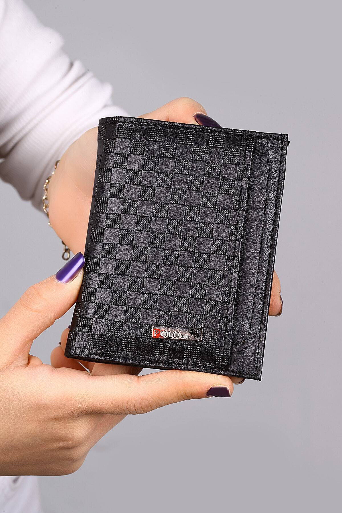 کیف پول مردانه مشکی polo air | SETE-3013-CDN اورجینال - تصویر 6