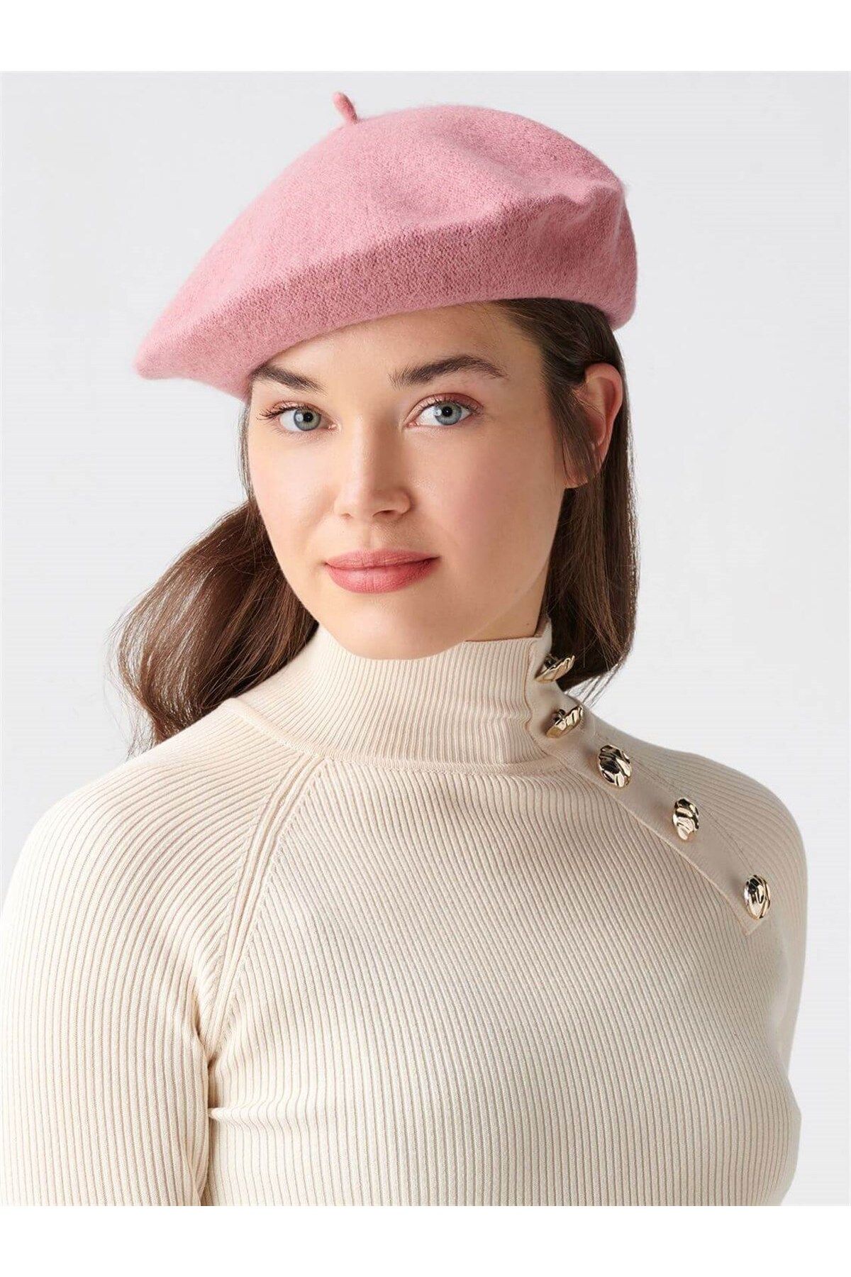 K lah Women s Painter Beret Pink French Hat