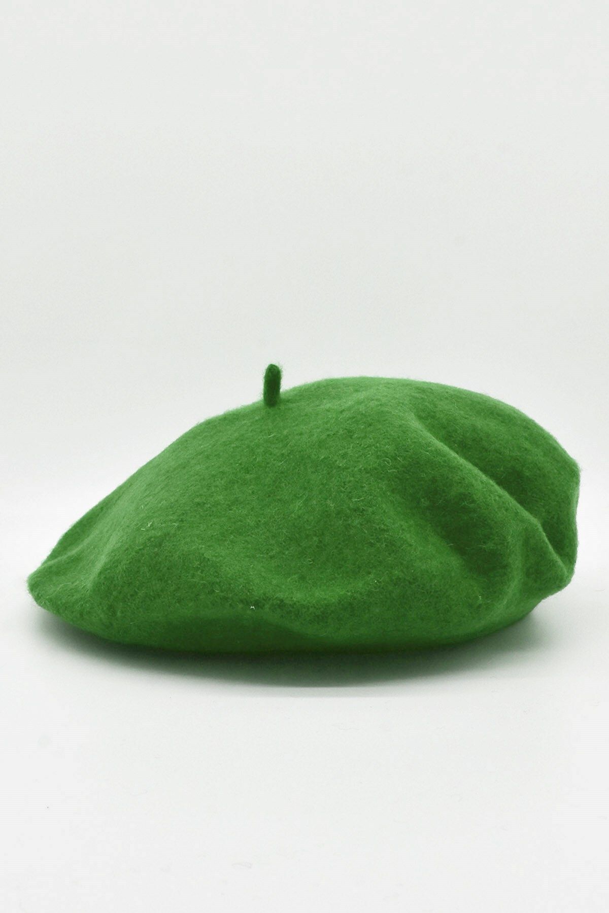 K lah Green Painter Beret 90 Wool Hat Trendyol