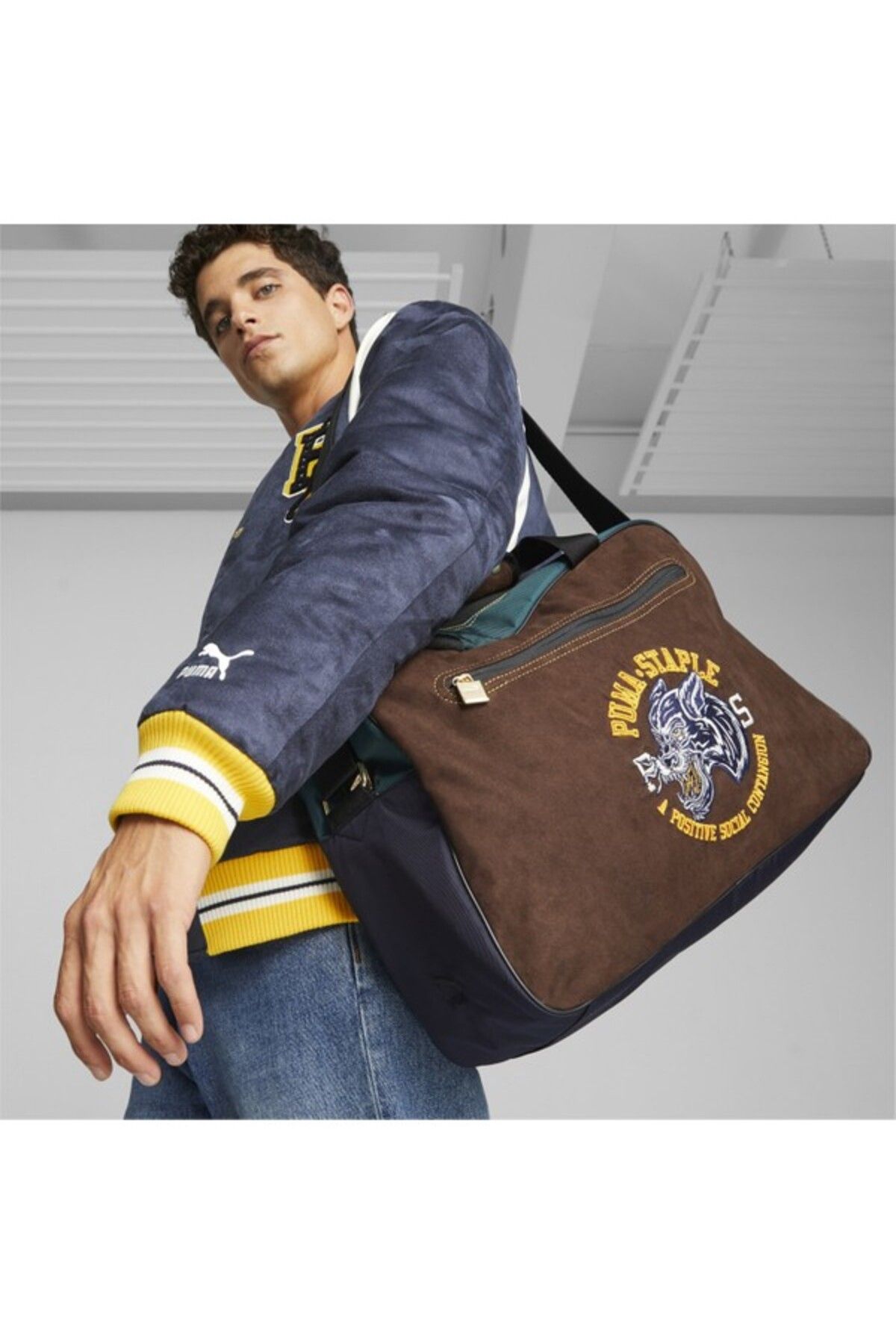 Puma gym bag brown store