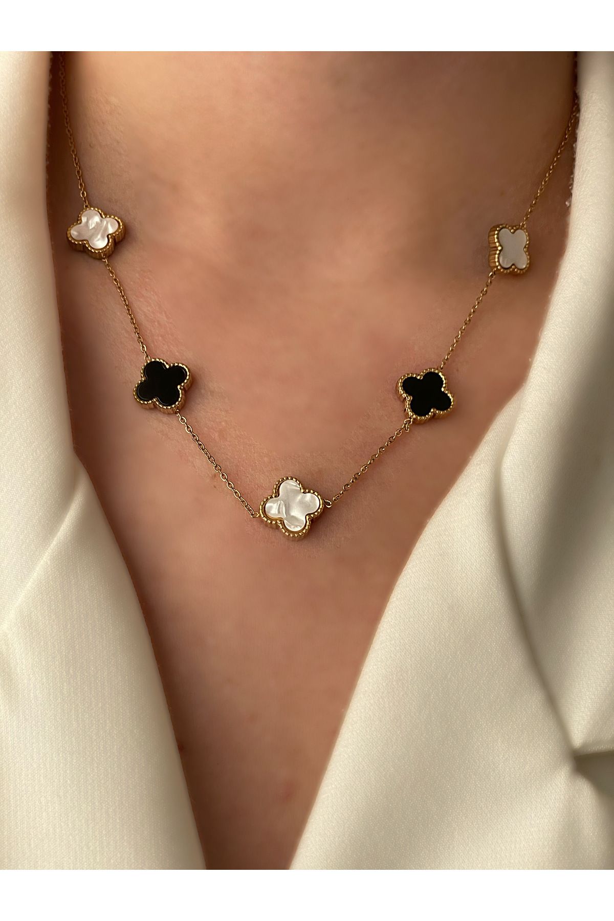 Van cleef online double necklace
