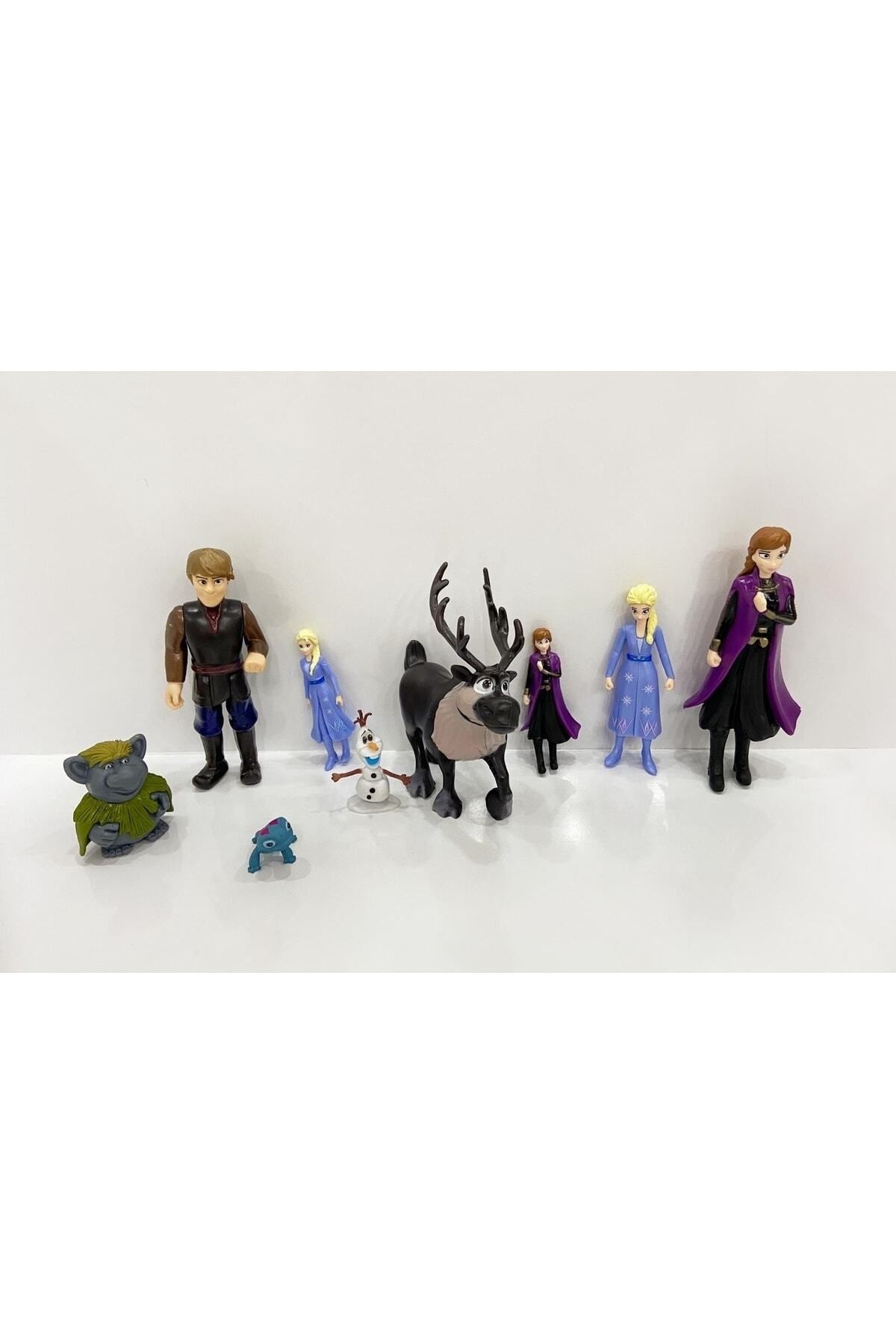 Frozen plastic figures sales