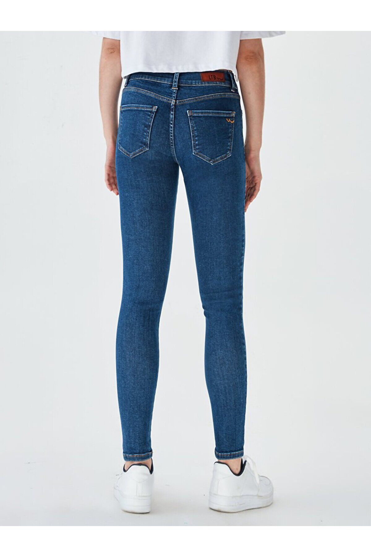 Ltb Lon a Tall Normal Waist Super Skinny Jean Trousers Trendyol