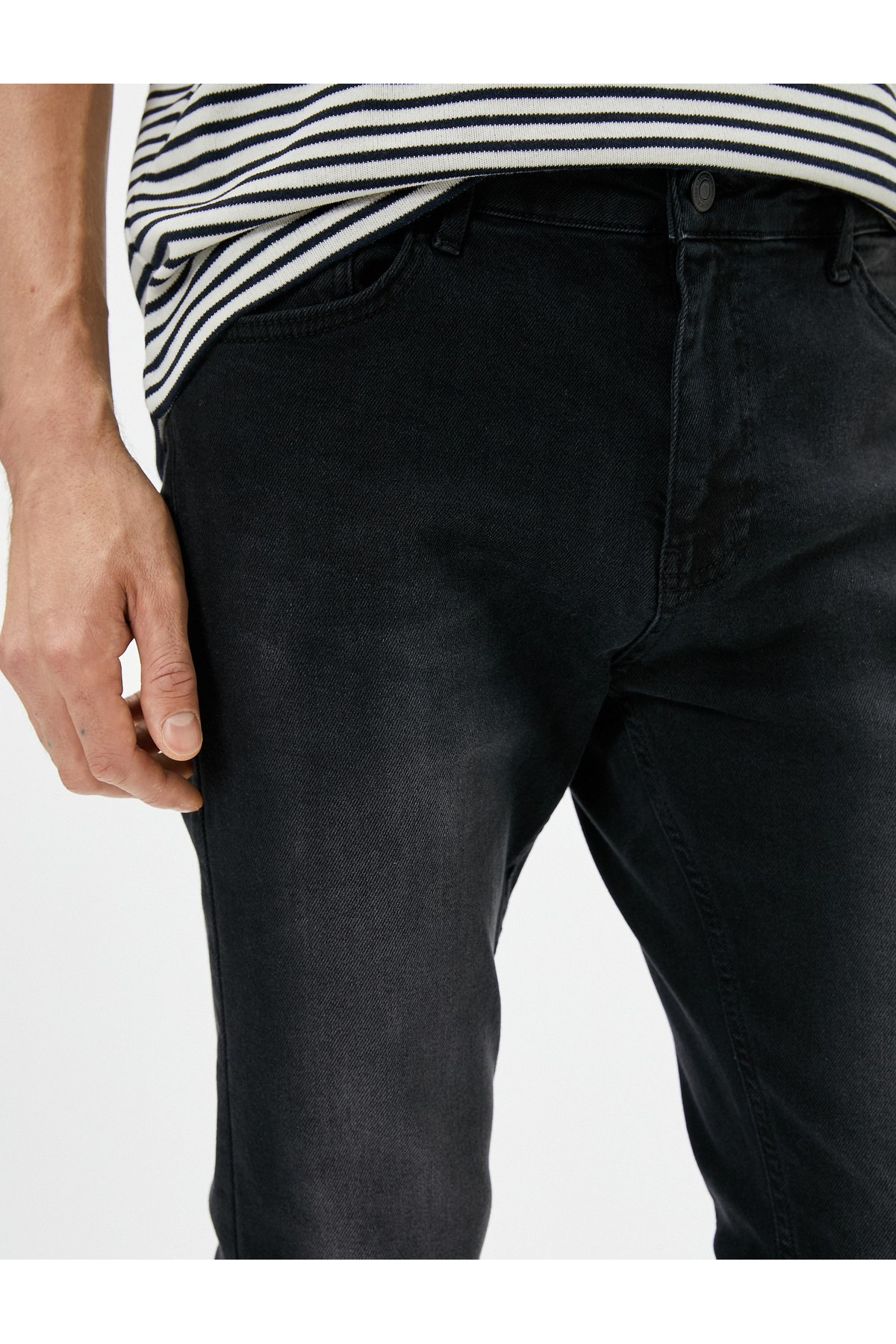 شلوار جین مردانه برند کوتون Koton اصل 3SAM40402ND - تصویر 5