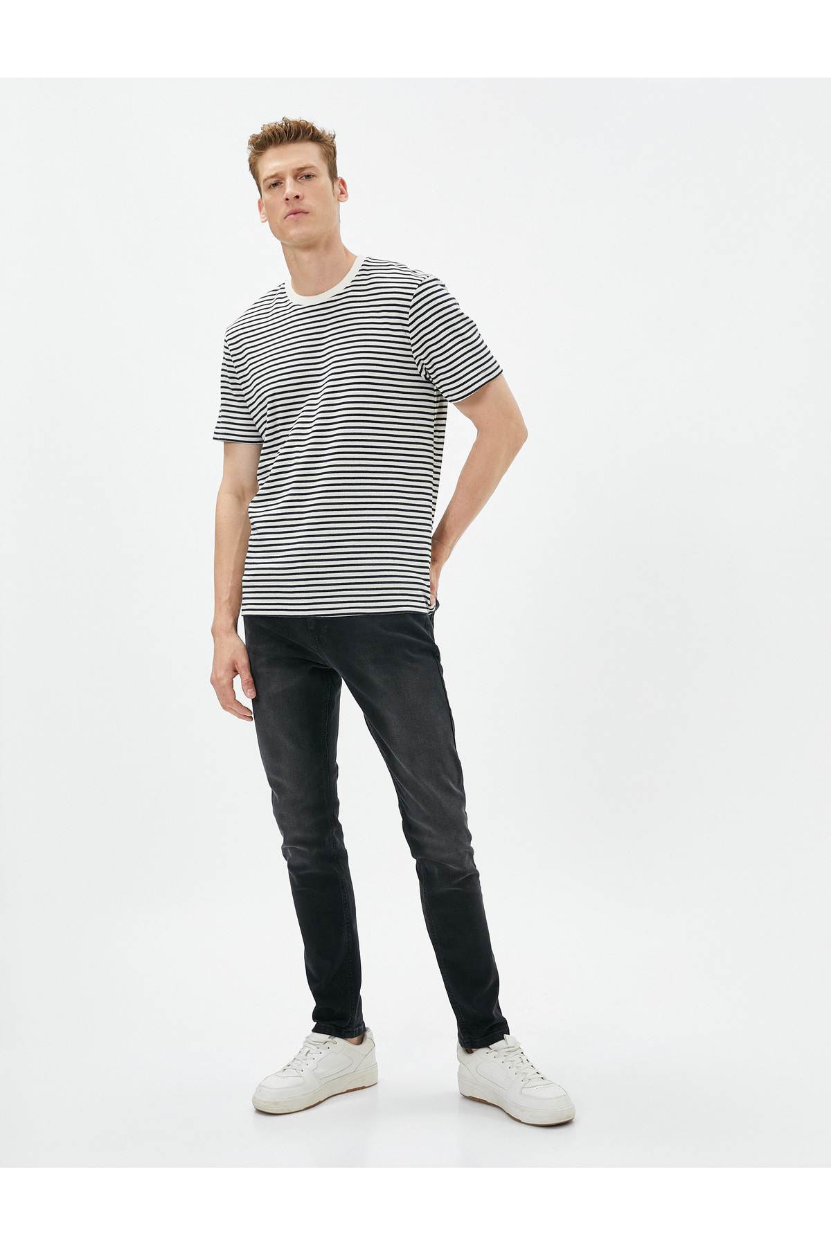 شلوار جین مردانه برند کوتون Koton اصل 3SAM40402ND - تصویر 2