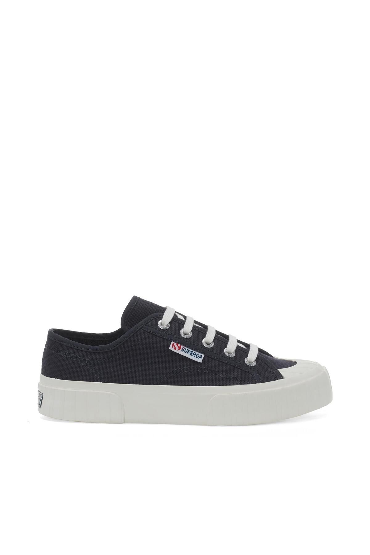 Синие кроссовки унисекс Superga 2630 Stripe S00GRT0