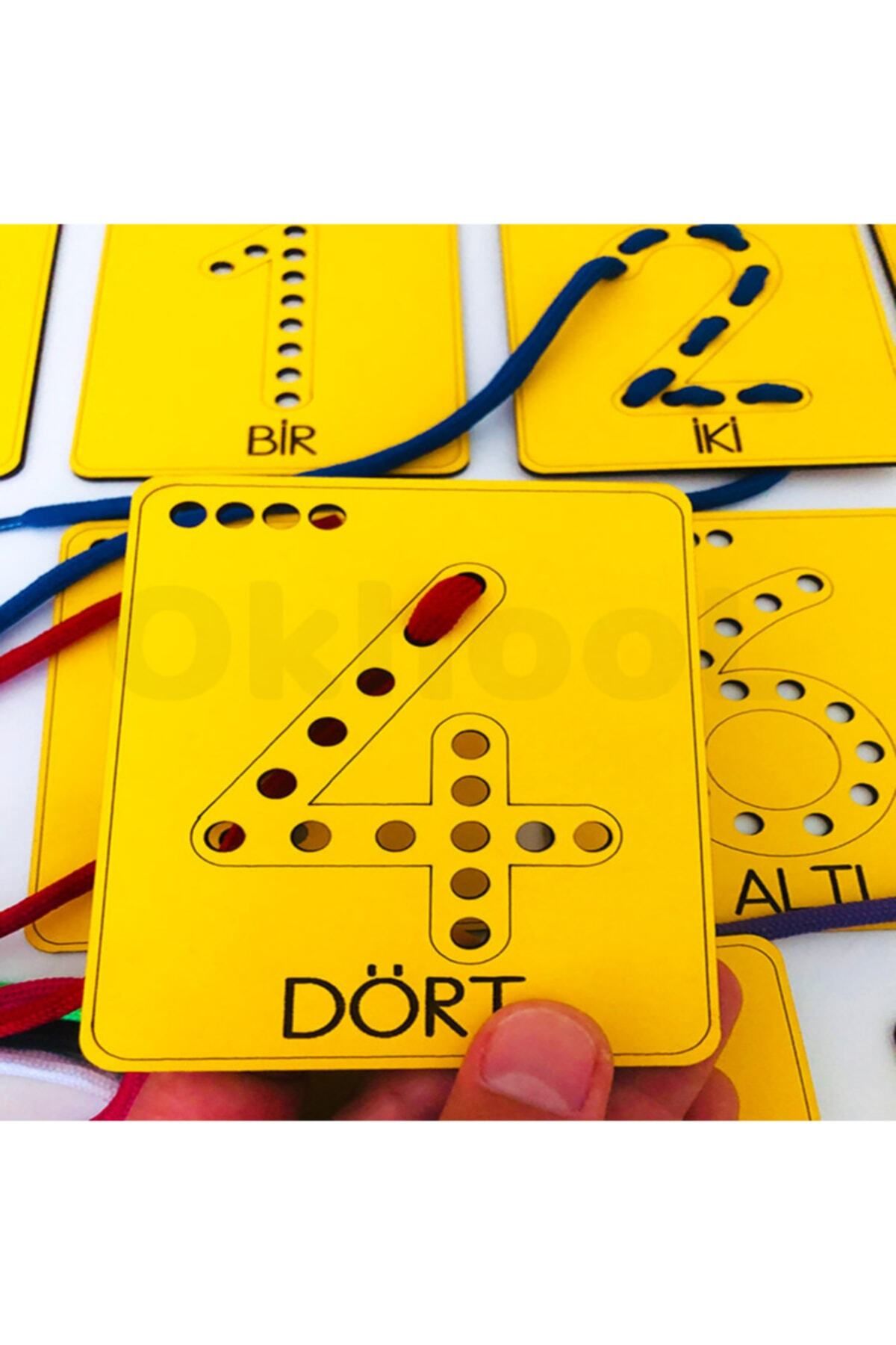 Okhool-Montessori Figures Stringing Skill Set 4