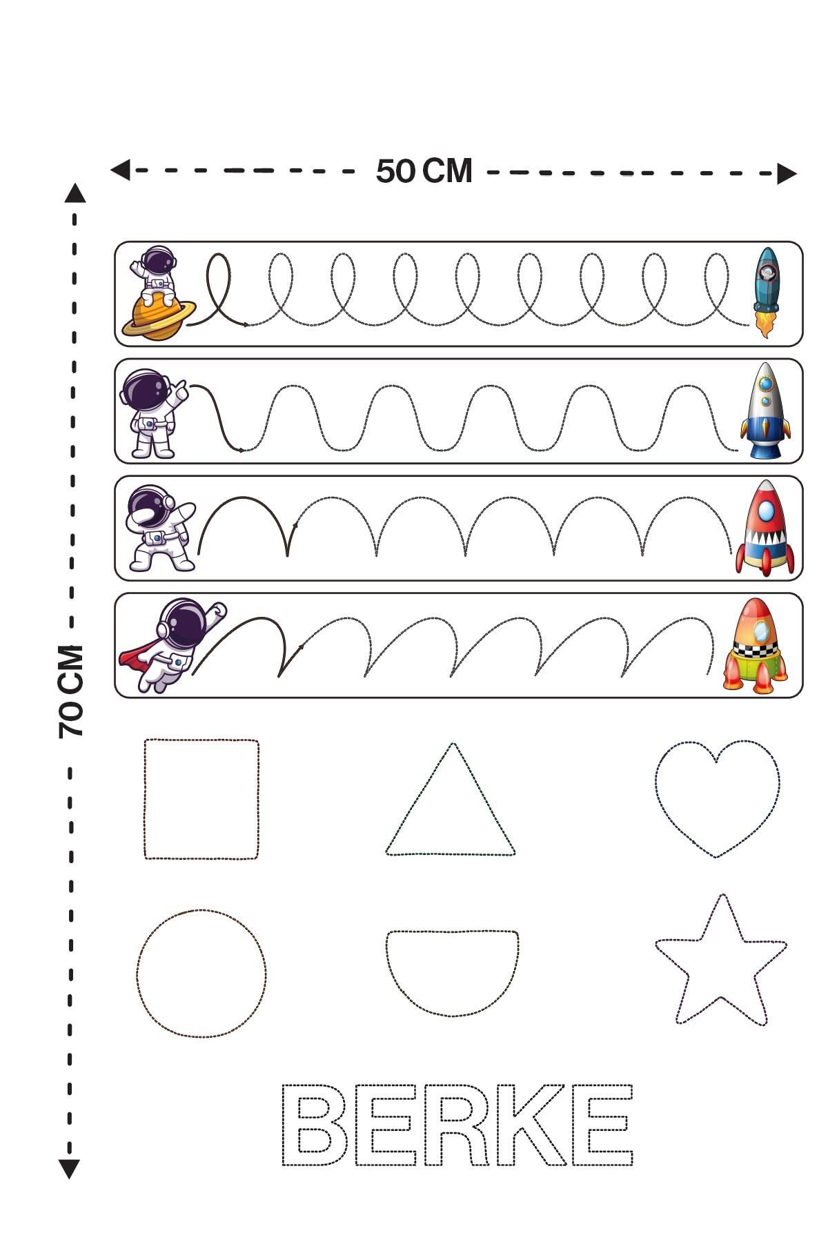 Pi Papers-Space Themed Line Work - Smart Paper Wall Sticker That Does Not Leave Traces and Holds Static on the Wall 3