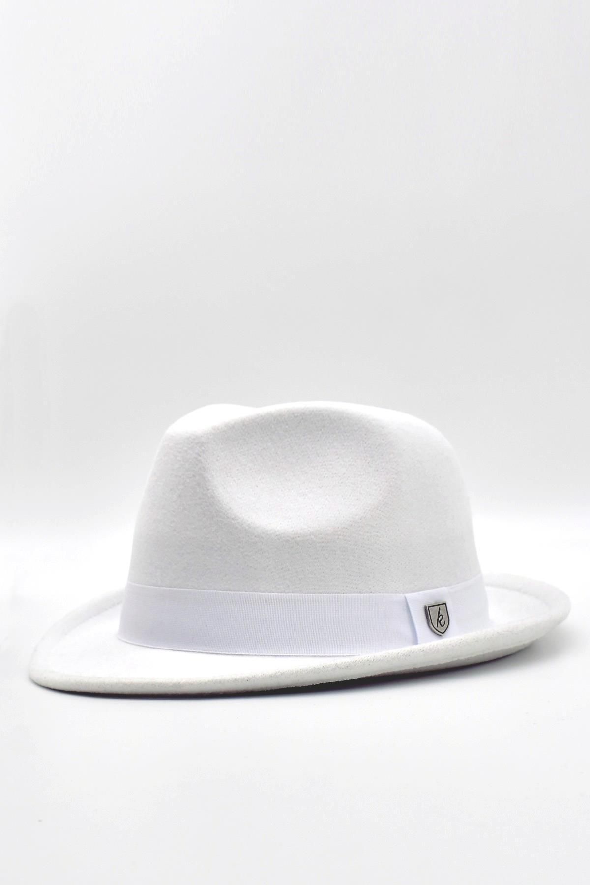 White trilby hat mens hotsell