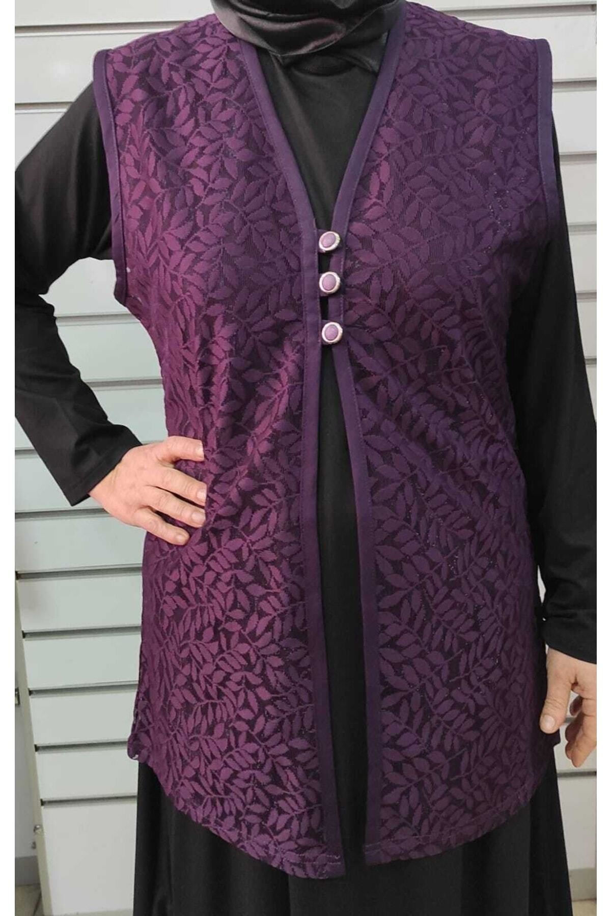 Plus size purple vest sale