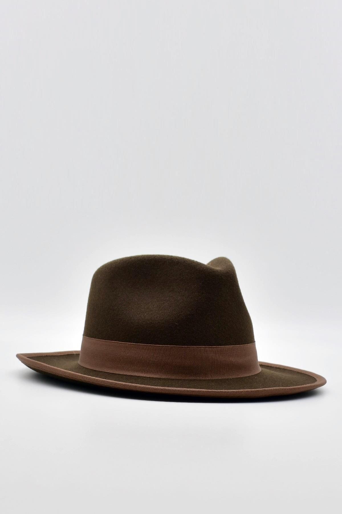 Brown trilby online hat