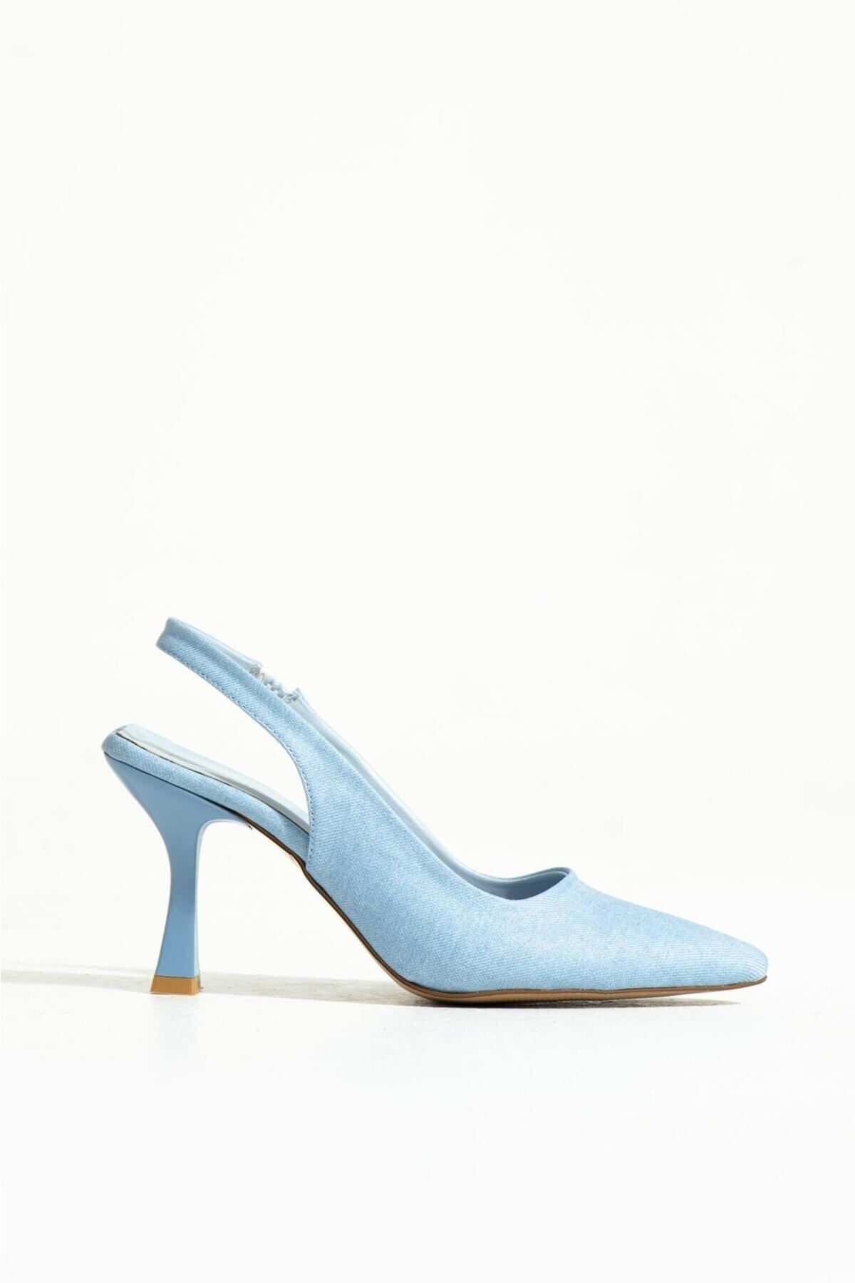 Denim on sale high heels