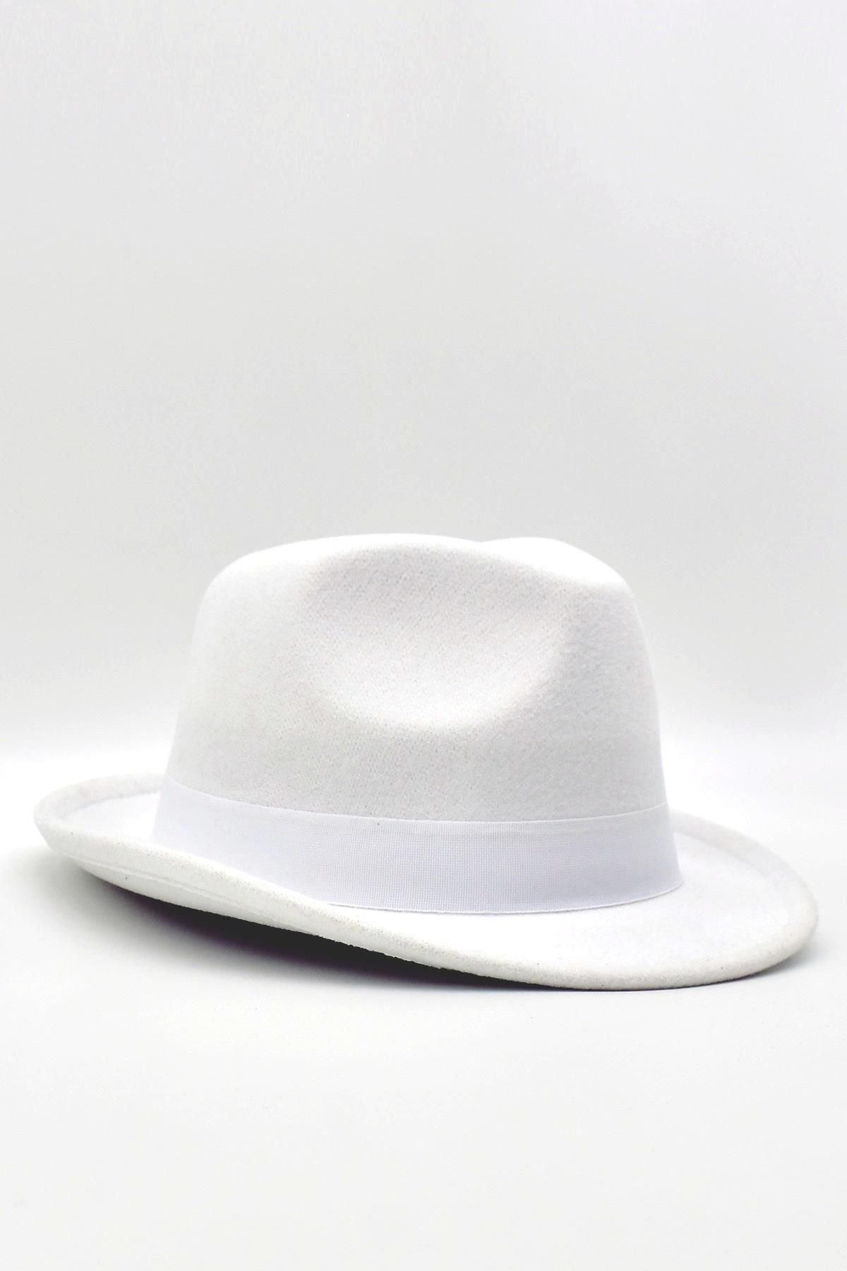 White trilby outlet hat mens