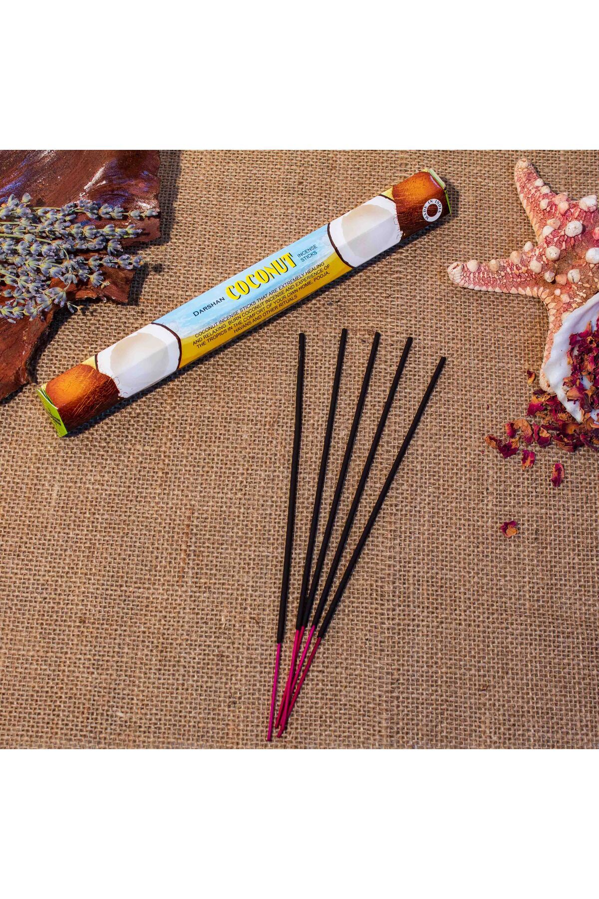 Darshan Coconut Hexa 20 Pcs Stick Incense