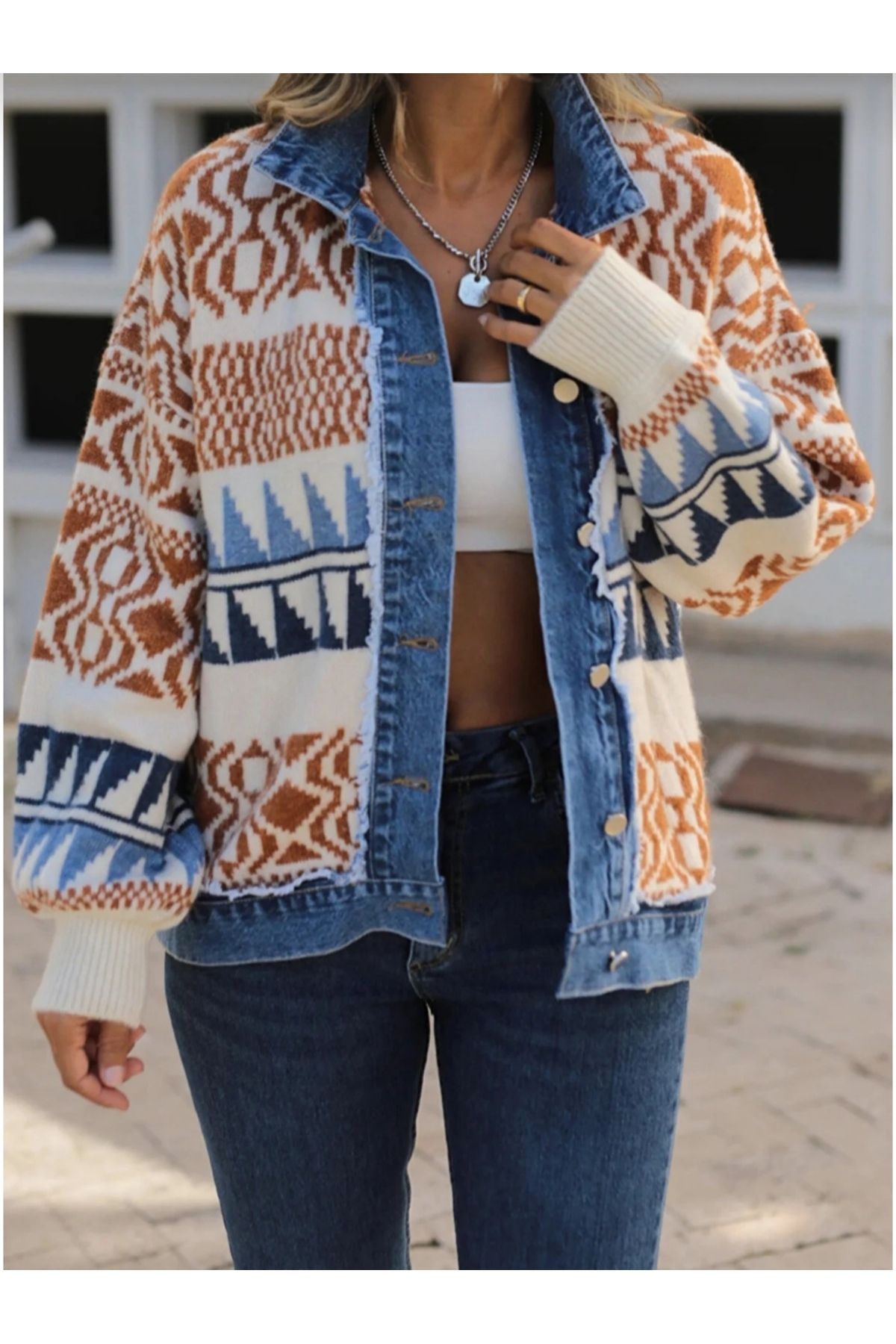 Free people lakeside denim on sale jacket