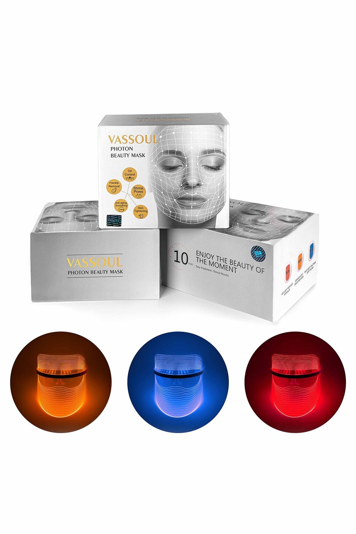 ماسک زیبایی Led Photon Beauty Face Mask Beauty Vassoul