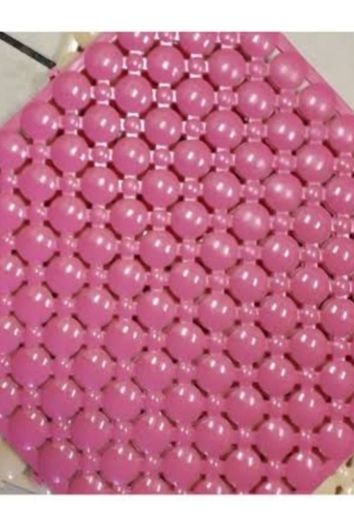 BALBAN TİCARET-بلاط أرضيات بلاستيك مقاس 33x33x1.5 سم، ممسحة جاهزة، شبكة أرضية مبللة، وردي 4
