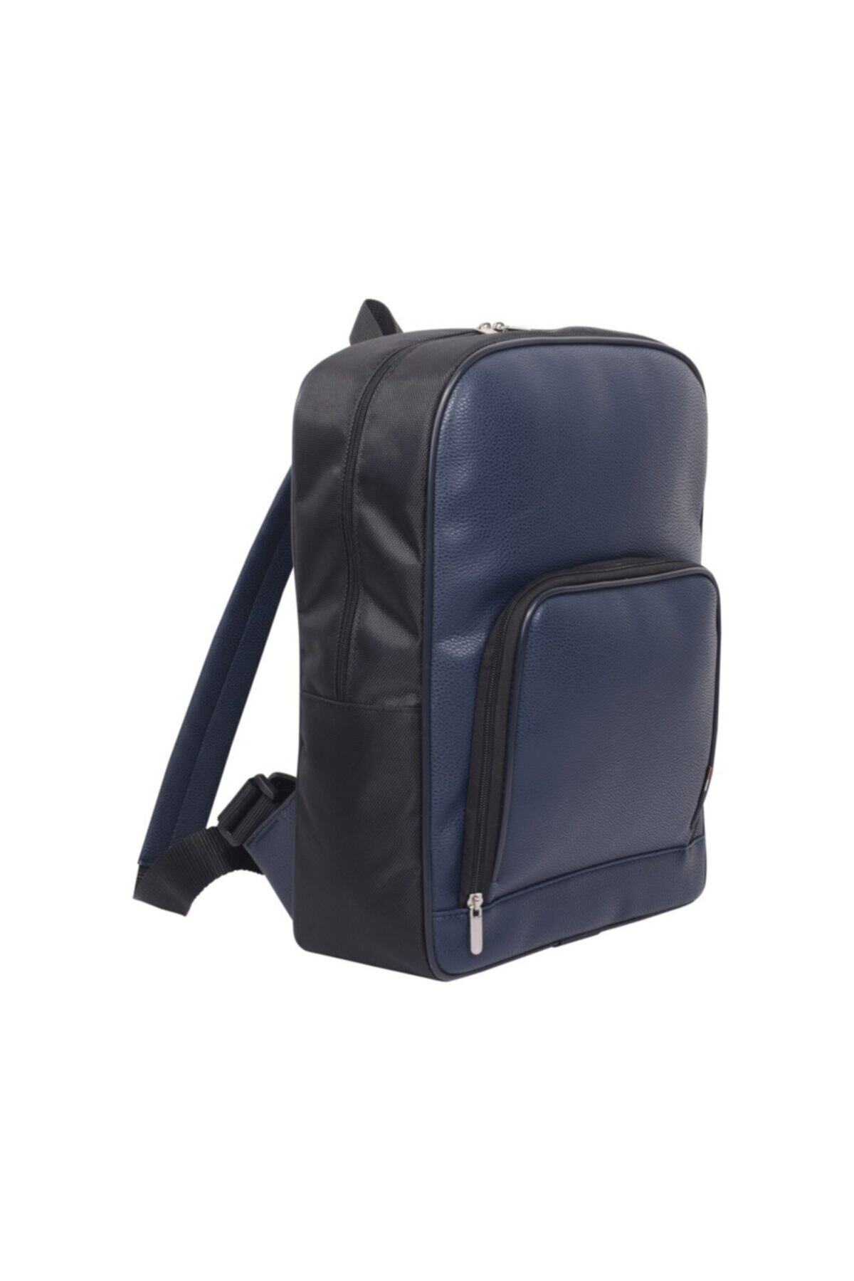 کوله پشتی زنانه آبی سرمه ای TOYGAR | 1111123322 اورجینال - تصویر 2