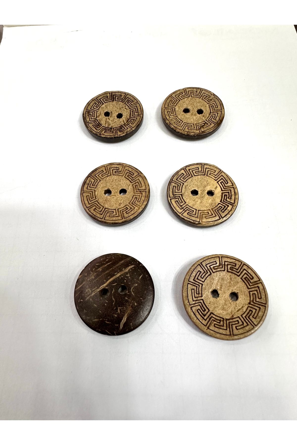 ODDA TASARIM ATÖLYESİ-Real coconat top work 2cm button set 3