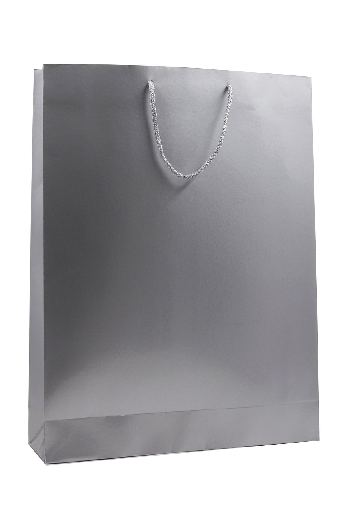 reprodesign Pungă Din Carton Premium Argintiu 35 X 45 X 9 Cm 2 Pungi Cadou - One Size
