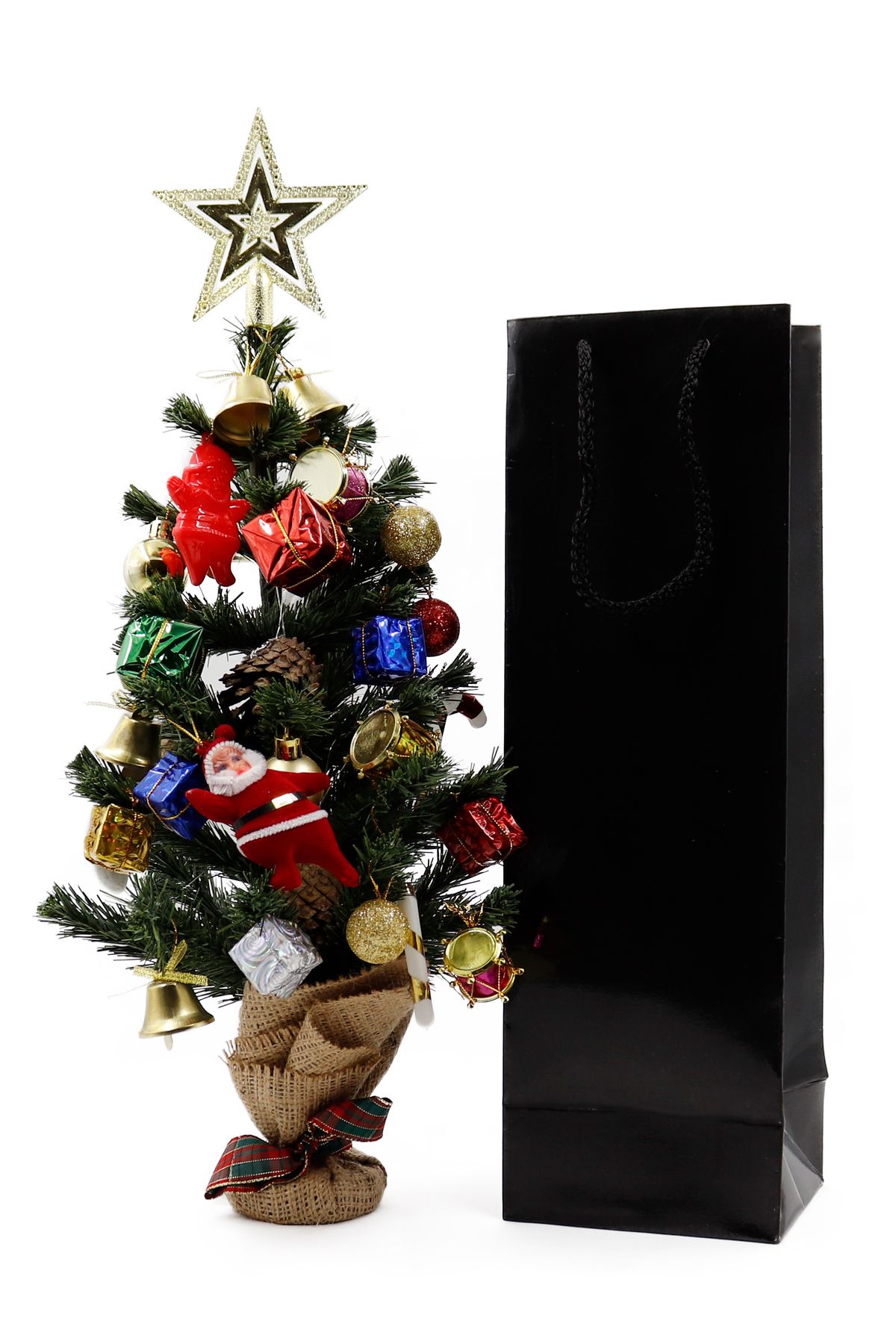 reprodesign Dimensiune Sticla Geanta Din Carton Neagra Premium 12 X 35 X 8 Cm Geanta Din Carton 3 Bucati - One Size