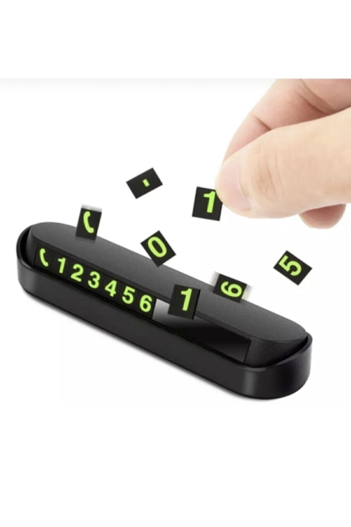 StorePGS Araç Fosforlu Numaratör Aç-Kapa Telefon Numaratörü