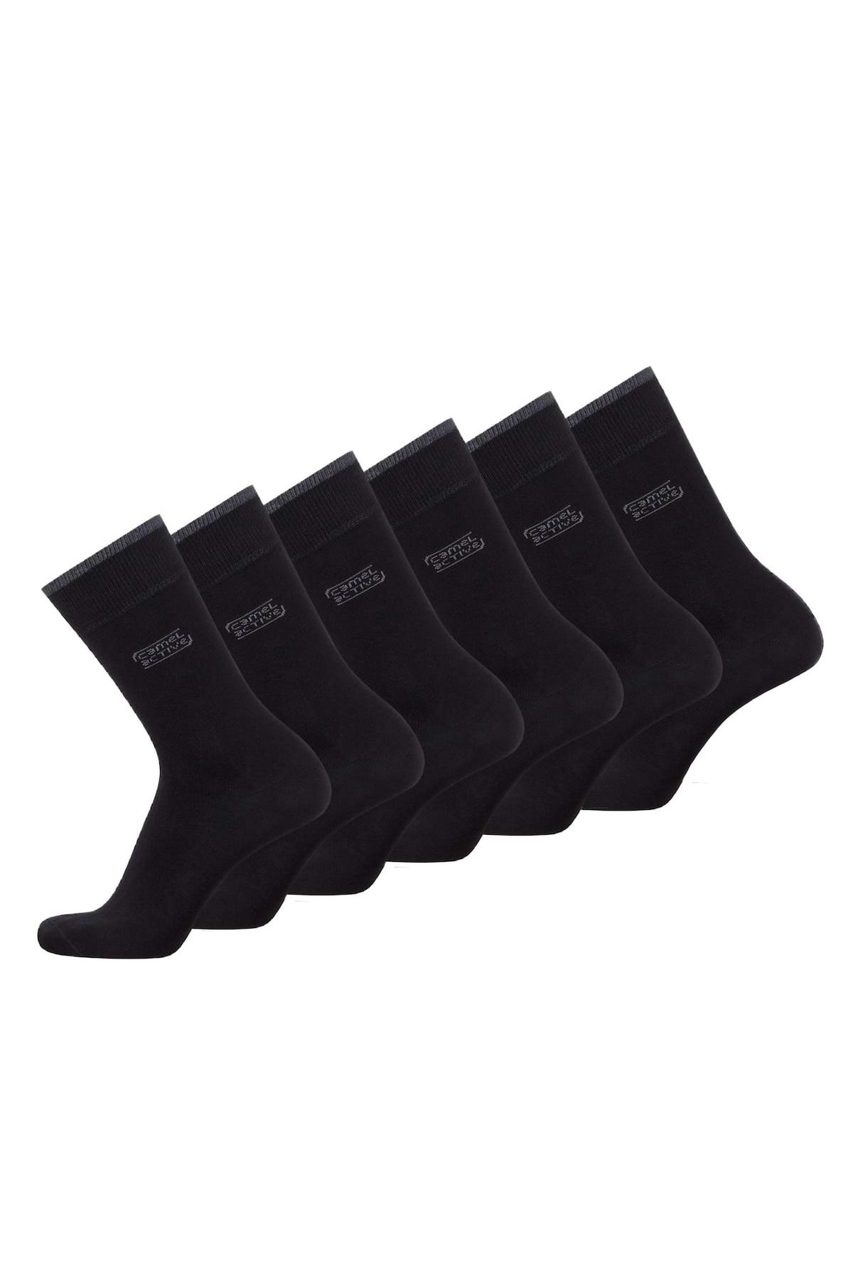 Camel Active-Herren Socken, 6er Paketi - Kurzsocken, Temel 1