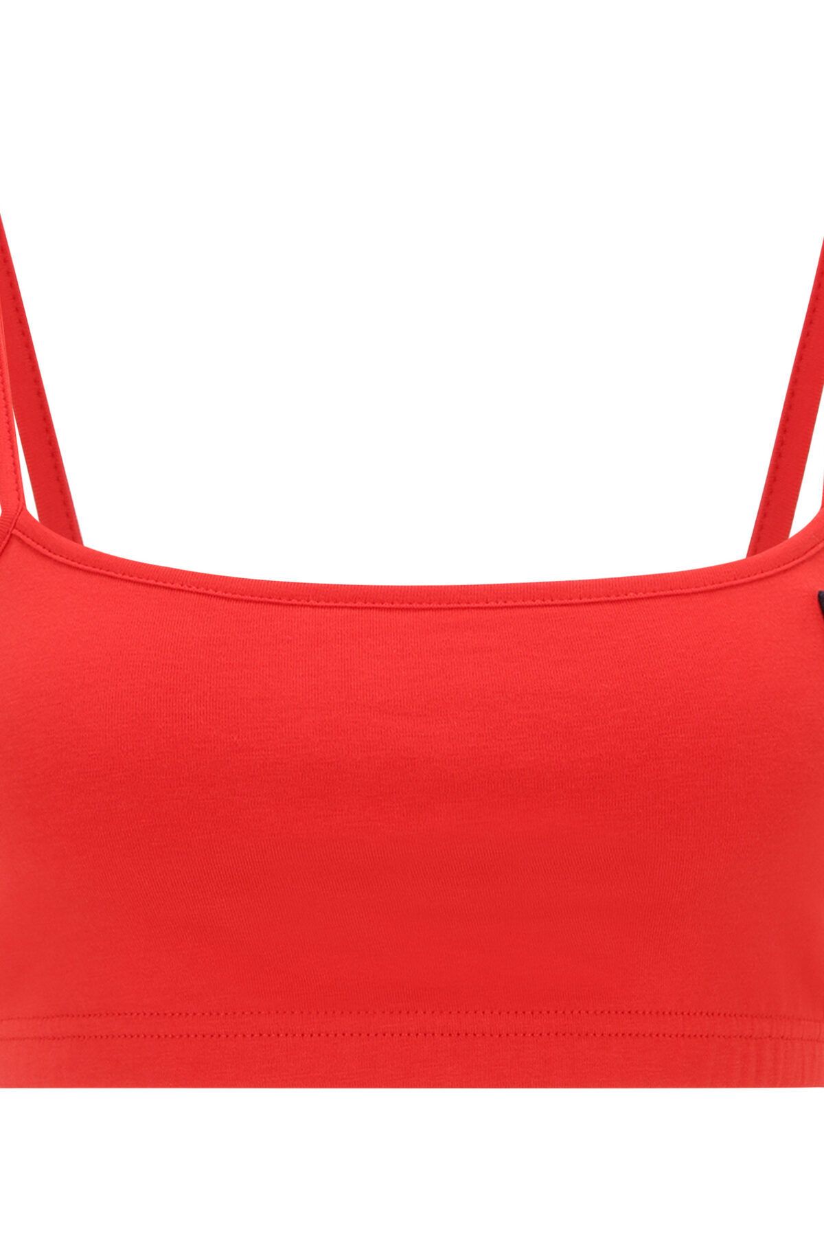Fila-True Red LINFEN cropped spaghetti top 6
