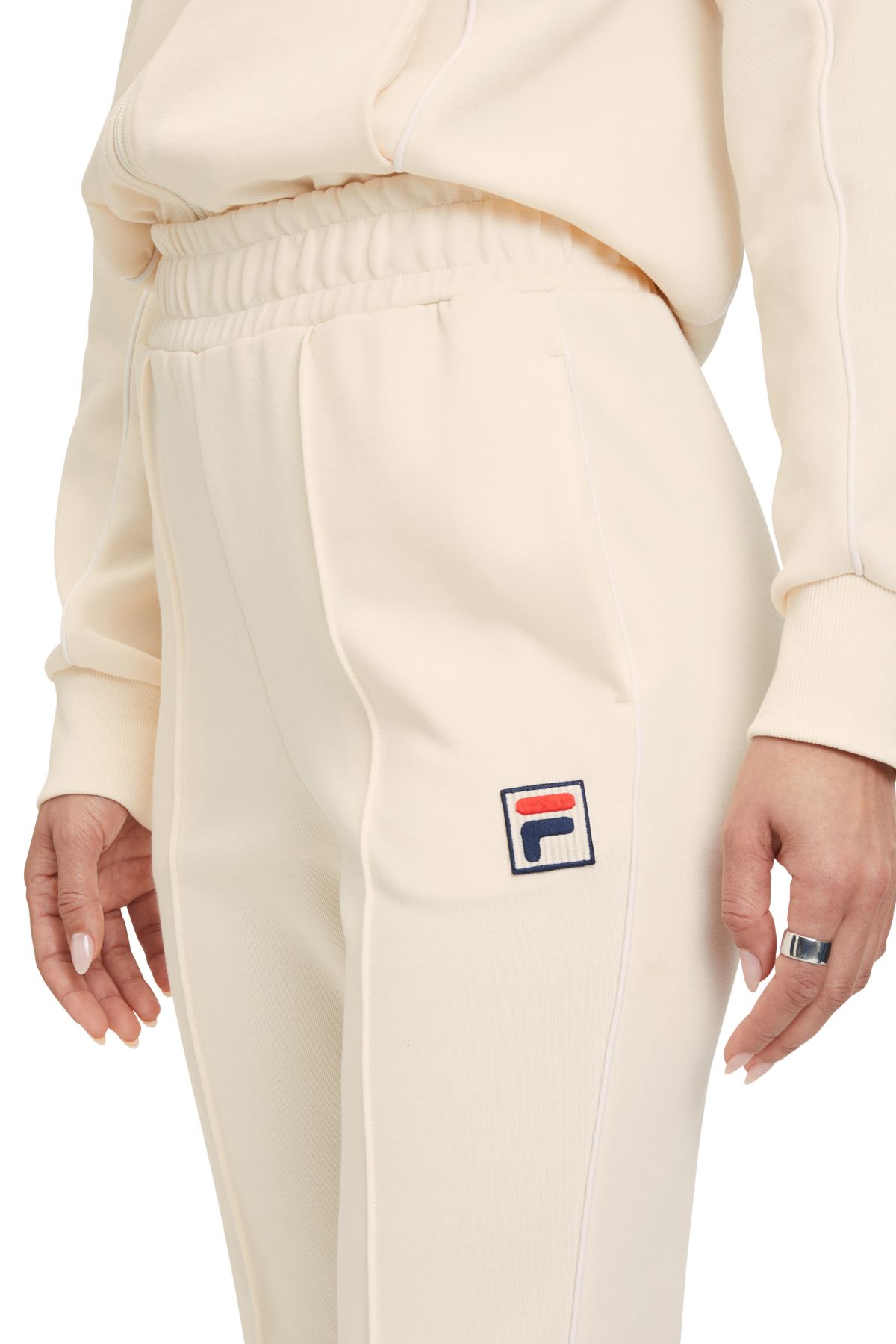 Fila-Spodnie dresowe typu Bootcut LAIBEN w kolorze antycznej bieli 5