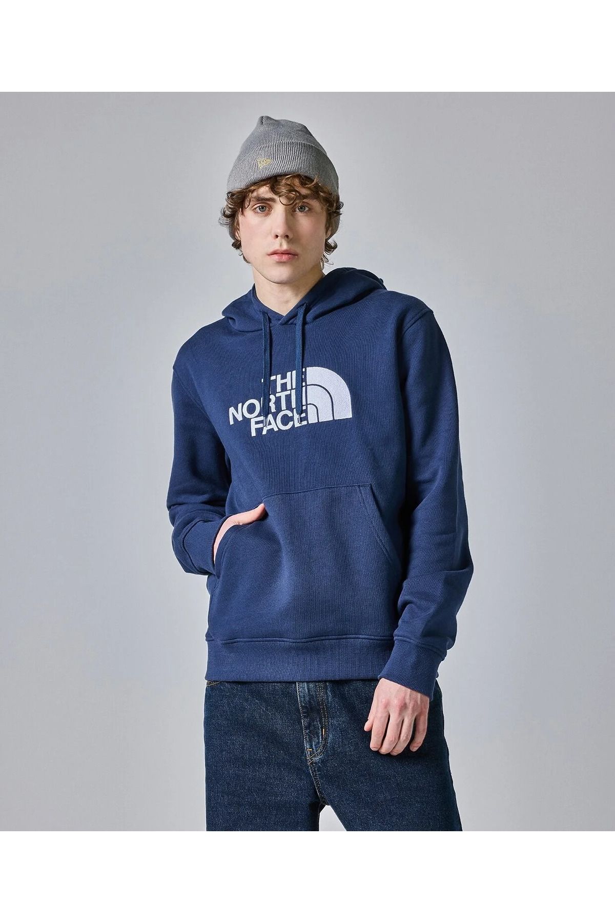 Navy north face jumper store