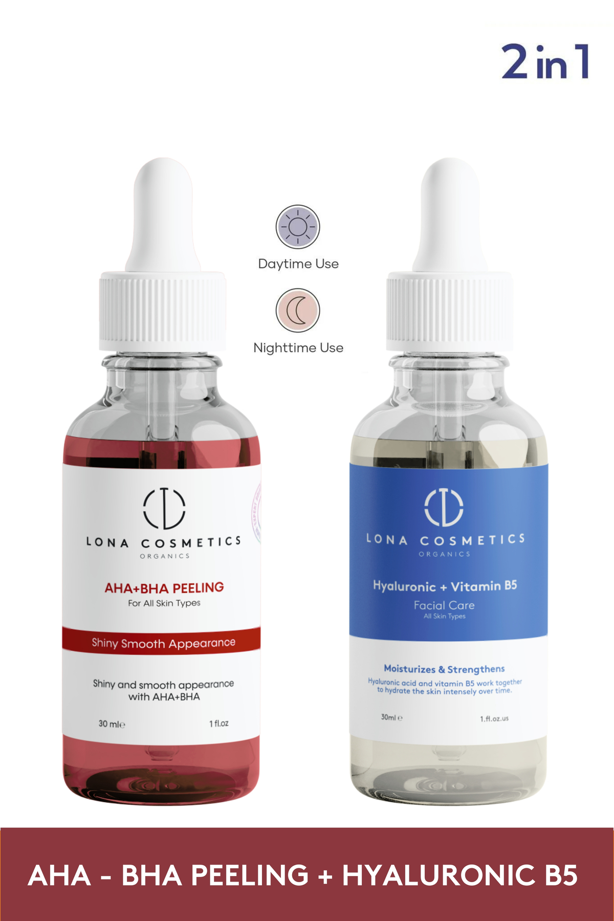 Lona Cosmetics AHA BHA + Hyaluronic B5 İnce Kırışıklıklarda Etkili ...