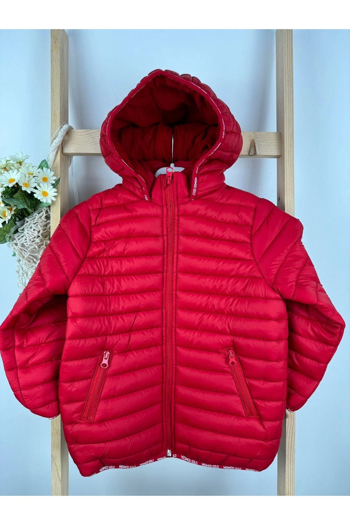 6-10 Years Old Red Coat