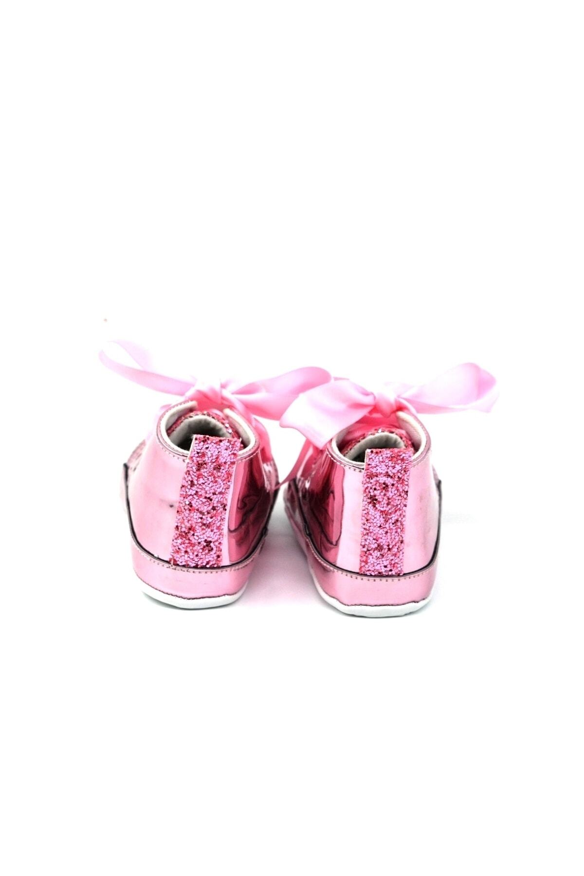 Pembe Simli Bebek Ayakkabısı 3