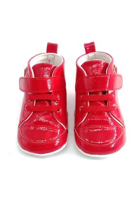 Babytor Kırmızı Rugan Bebek Ayakkabısı