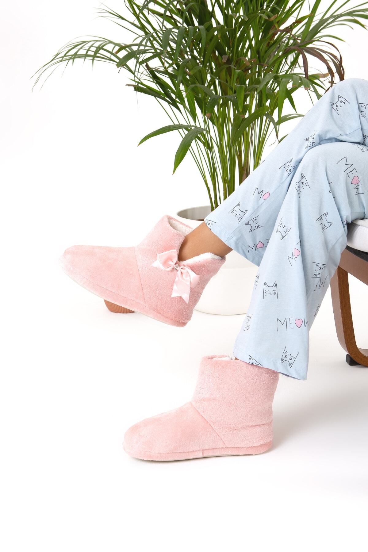 Glitter slipper boots hotsell