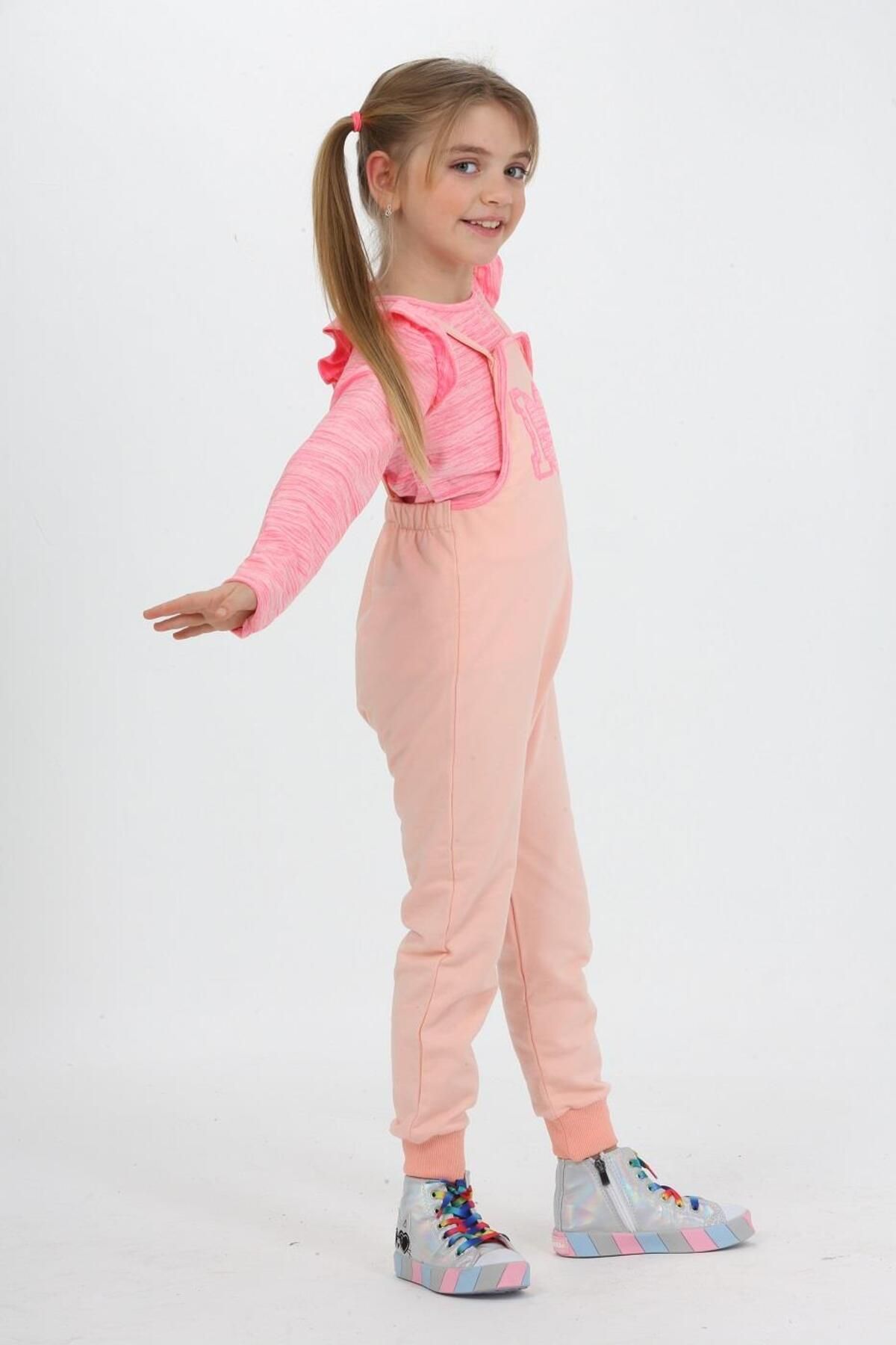 LupiaKids-I Love Girl Child Jumpsuit Lp-22win-065 5