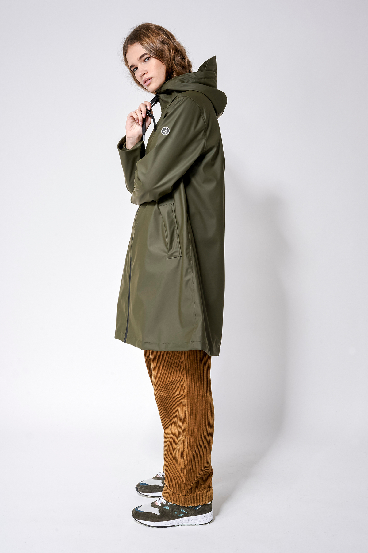 Tanta Rainwear TANTA NUOVOLA KADIN YAĞMURLUK HAKİ görsel 3